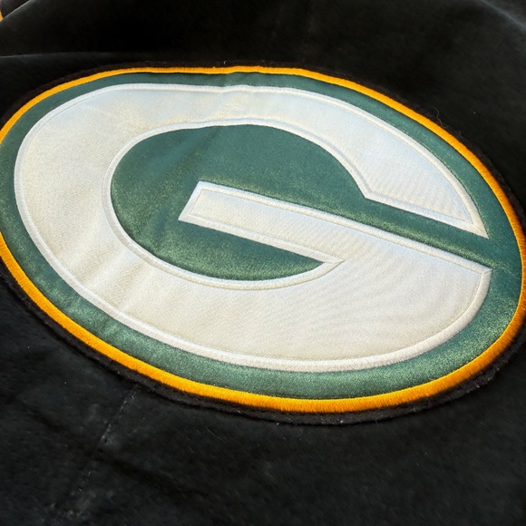 Green Bay Packers Vintage NFL Suede Bomber Jacket Size M - Picture 6 of 16